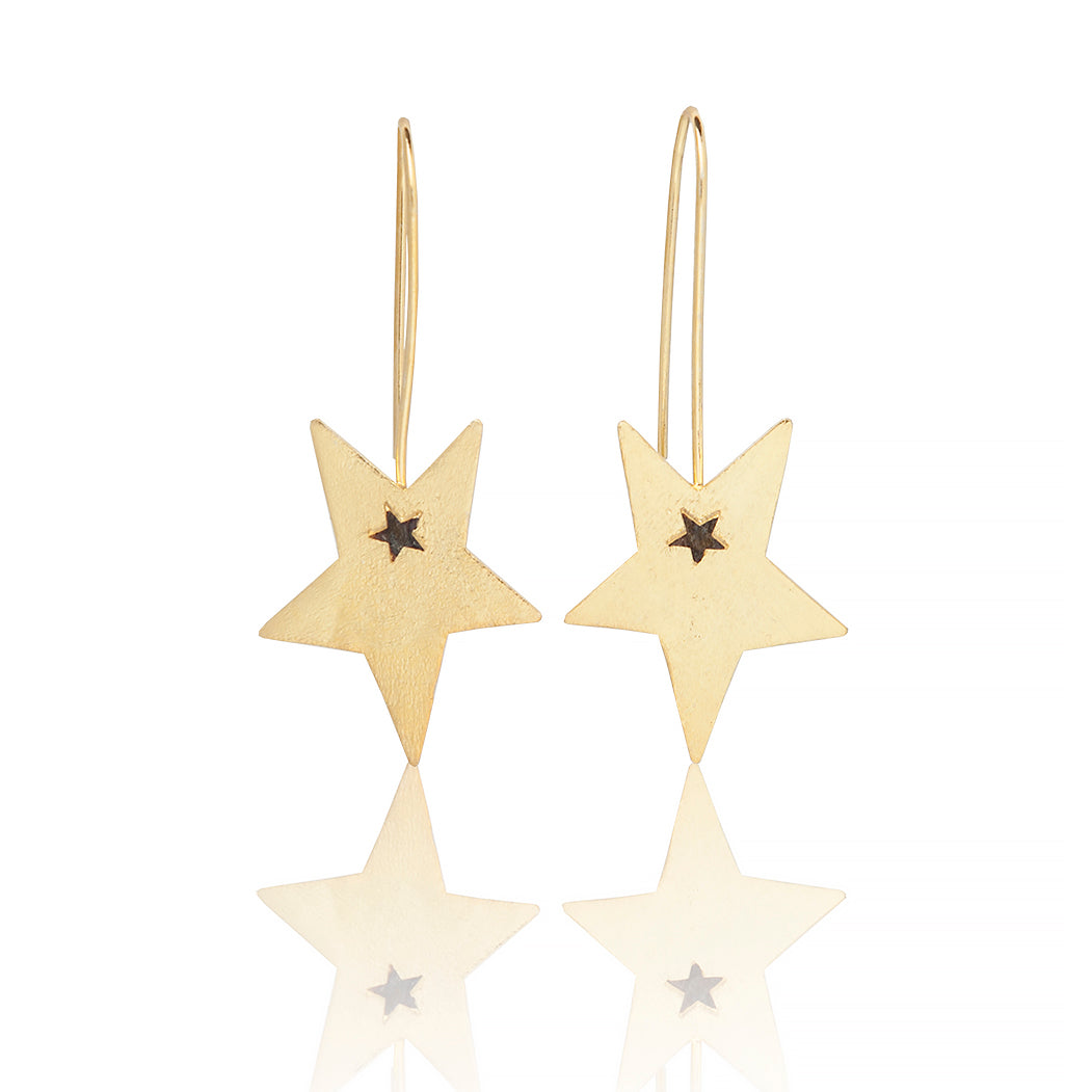 SHOOTING STAR EARRINGS - Sarah Stretton