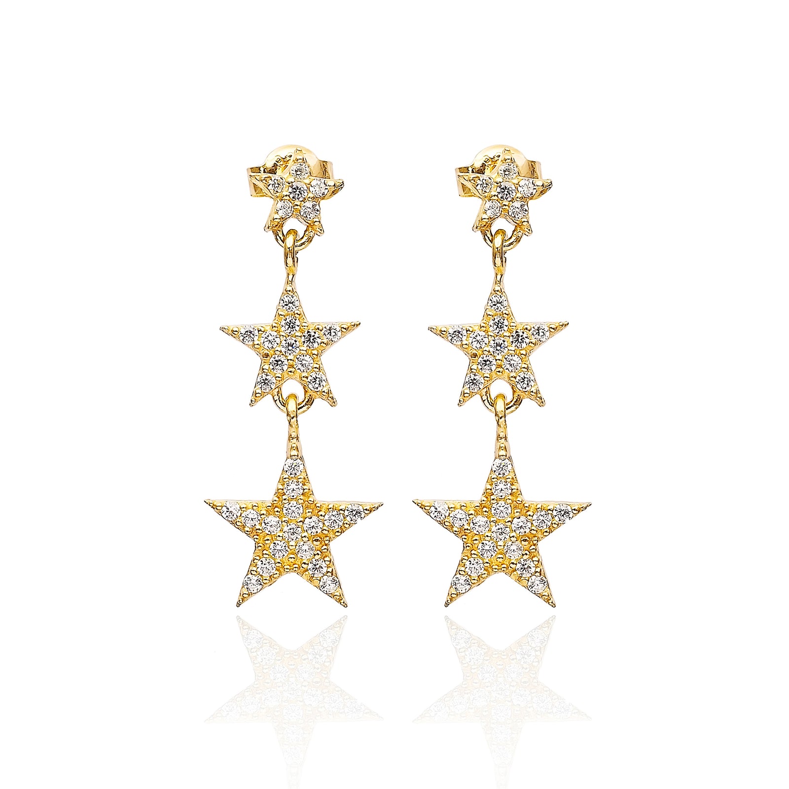 COSMIC TRIO EARRINGS - Sarah Stretton