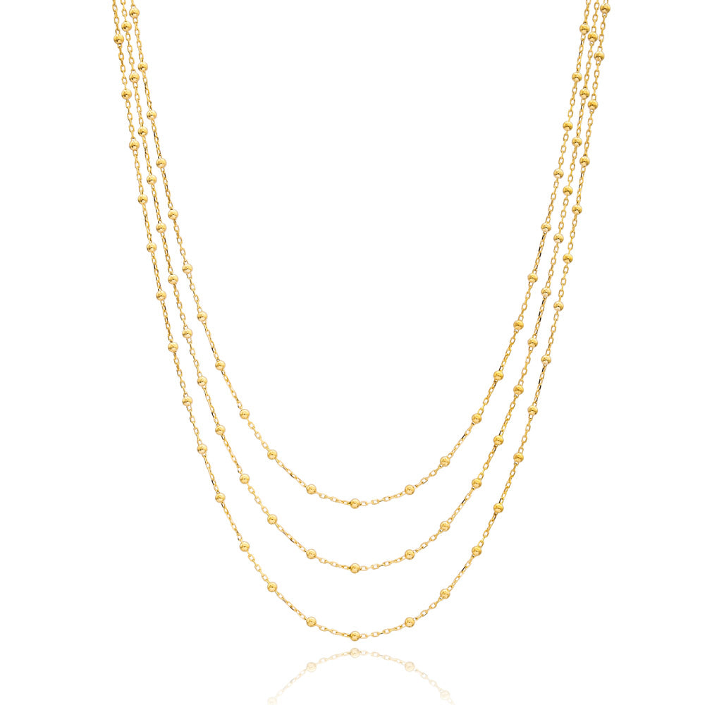 SATELLITE TRIO CHAIN - SARAH STRETTON JEWELLERY