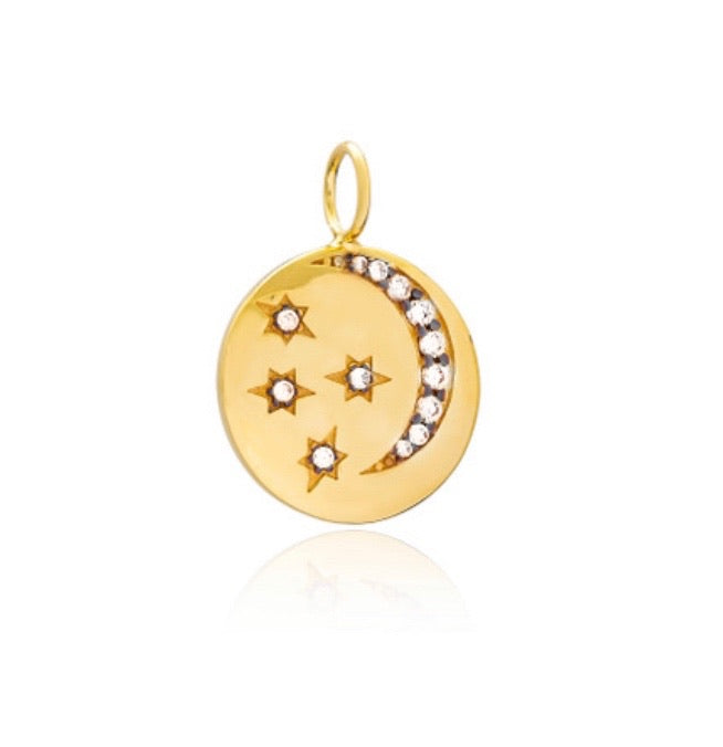 MOON & STAR CHARM - Sarah Stretton